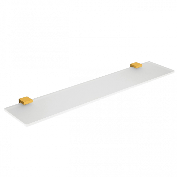 Полочка Colombo Design Lulu 60см стеклянная цвет золото арт. B6216.GOLD