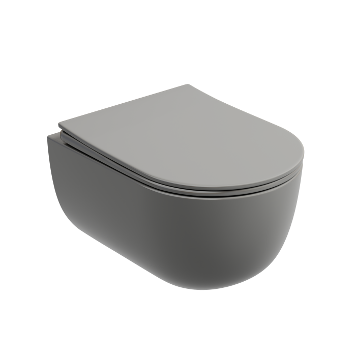 Подвесной унитаз Ceramicanova Modena, серый арт. CN6063MH