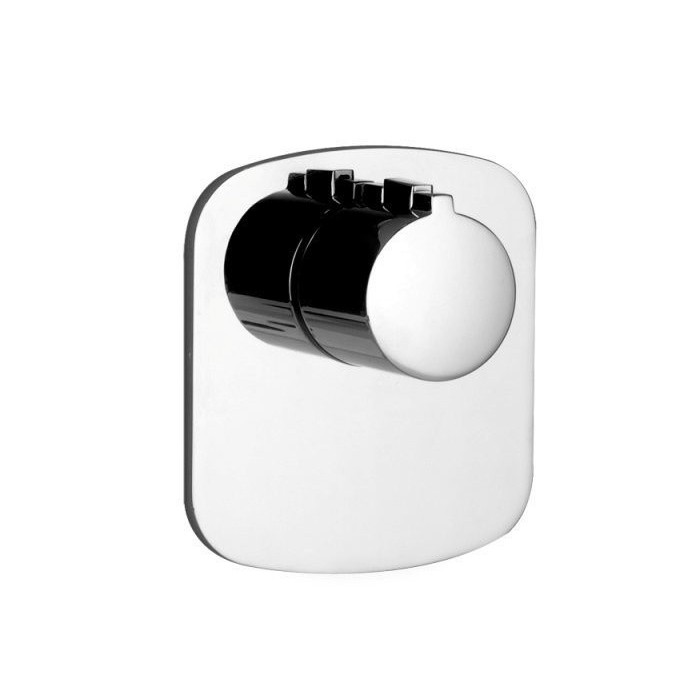 Встраиваемый термостат для душа, с 1 выходом, Gessi Tondo, хром арт. 43256#031
