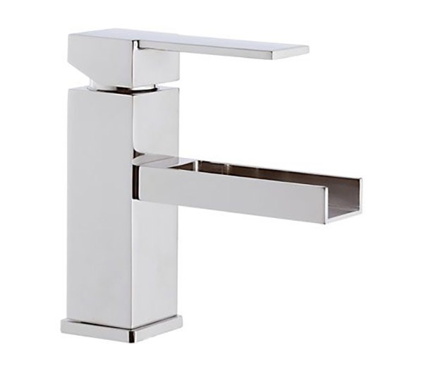 Смеситель хром глянцевый, Remer Qubika Cascata, внешнего монтажа QC11