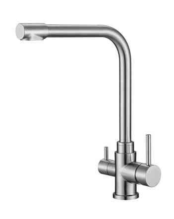 Смеситель для кухни BelBagno, матовый сатин, однорычажный арт. BB-LAM15-IN