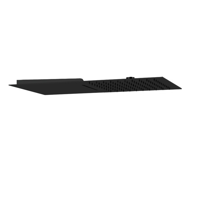 Верхний душ 300х550 мм, подключение: 1/2", Gessi Quadro 3, black xl арт. 33083#299