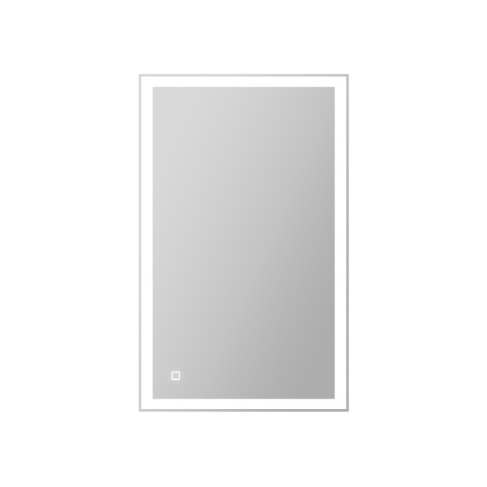 Зеркало 50x80, прямоугольное, с встроенным светильником и сенсорным выключателем, BelBagno арт. SPC-GRT-500-800-LED-TCH