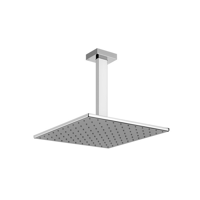 Верхний душ для потолочного крепления 300x300мм, Gessi Rettangolo, хром арт. 15186#031
