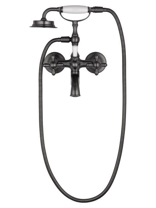 Смеситель для ванны с душем, Wonzon & Woghand Retro, WW-88639020-BGM цвет: графит