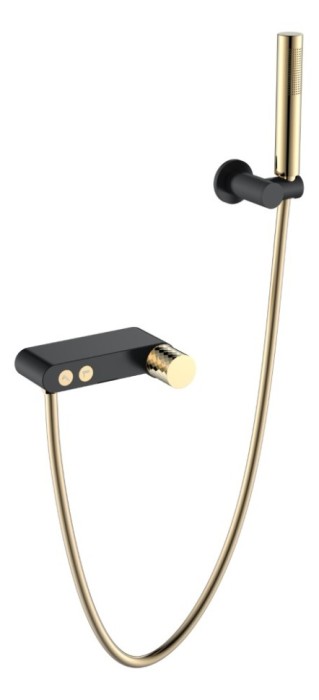 Смеситель для ванны black diamond gold, Boheme Stick - 123-BG