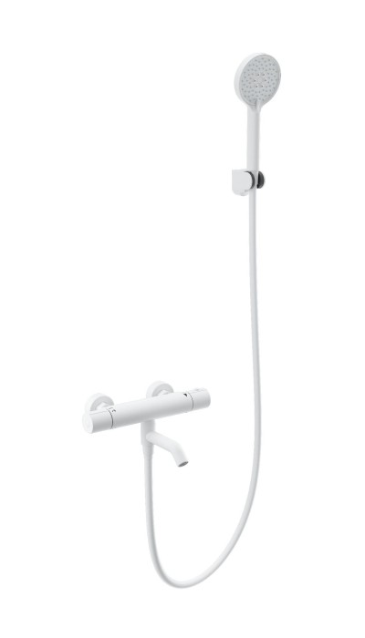 Смеситель для ванны с душем и термостатом, Wonzon &amp; Woghand, WW-B3029-A1-MW цвет: белый