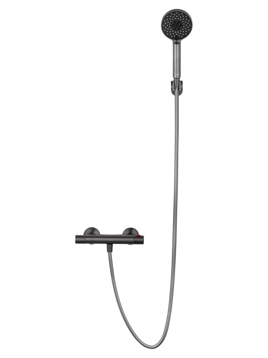 Смеситель для душа с термостатом, Wonzon & Woghand Inn, WW-B2005-A-BGG цвет: графит