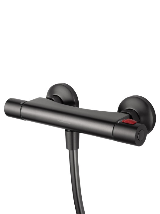 Смеситель для душа с термостатом, Wonzon & Woghand Inn, WW-B2005-A-BGG цвет: графит