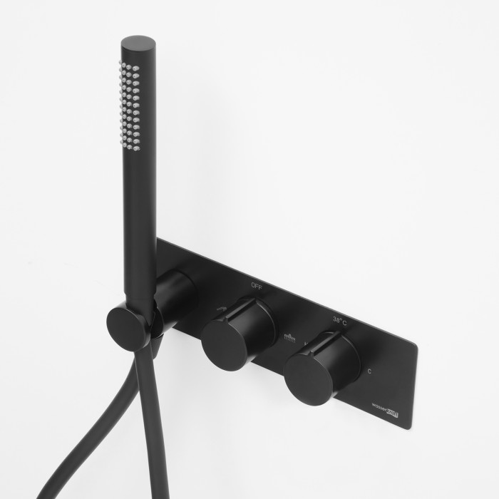 Термостатический смеситель для душа со встраиваемой системой монтажа Elbe 7400 WasserKRAFT арт. 7488 Thermo