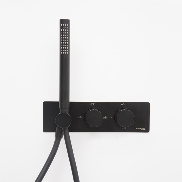 Термостатический смеситель для душа со встраиваемой системой монтажа Elbe 7400 WasserKRAFT арт. 7488 Thermo