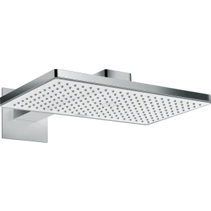 Верхний душ с потолочным кронштейном скрытого монтажа Rainmaker Select Hansgrohe, черный, хром арт. 24006600