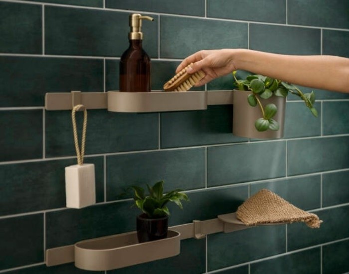 Штанга Planet Edition 700 мм WallStoris Hansgrohe, песок арт. 28911210