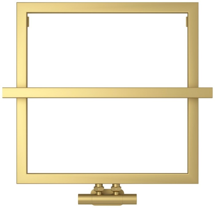 Сунержа Водяной полотенцесушитель 530x530, Штиль EU50+, 032-0256-5353 цвет: матовое золото