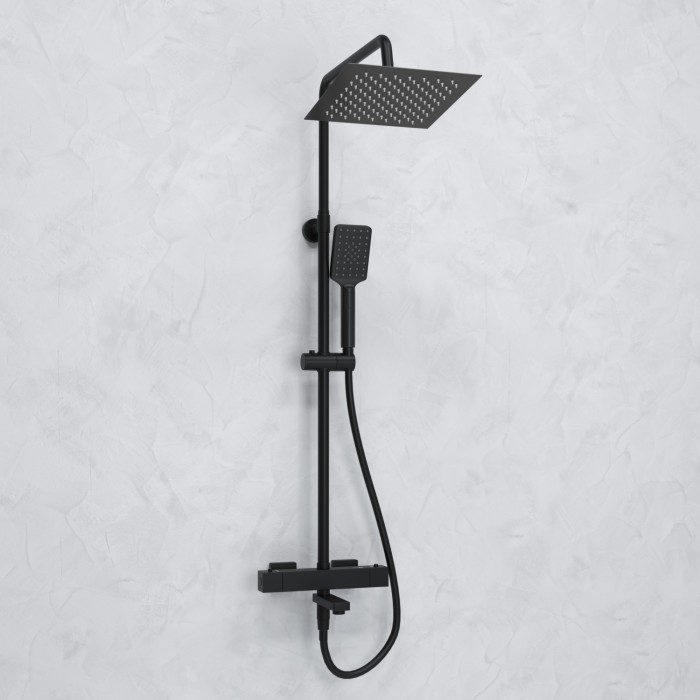 Душевая система с термостатическим смесителем WasserKRAFT арт. A299.255.130.BM Thermo