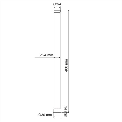 Удлинитель для душевого комплекта WasserKRAFT арт. A133