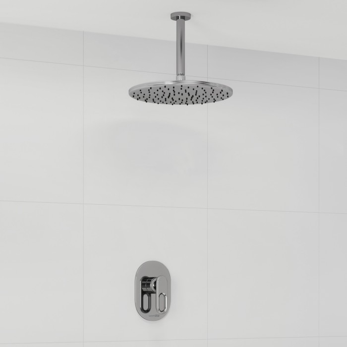 Встраиваемый комплект для душа с верхней душевой насадкой Kammel 1800 WasserKRAFT арт. A12830