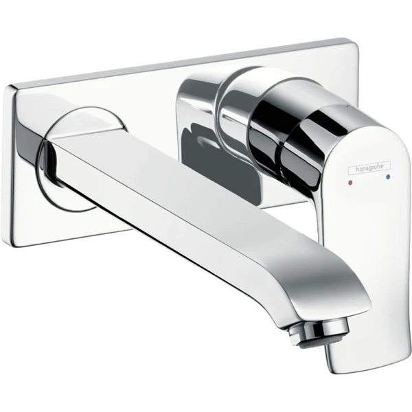 Смеситель для раковины скрытого монтажа, настенный, Hansgrohe Metris, хром арт. 31086000