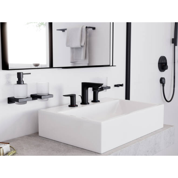 Смеситель для раковины, Hansgrohe Talis E, черный арт. 71733340
