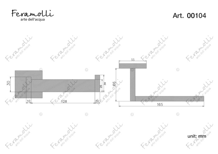 Держатель для бумаги, золото, Maggiore Feramolli - GL104