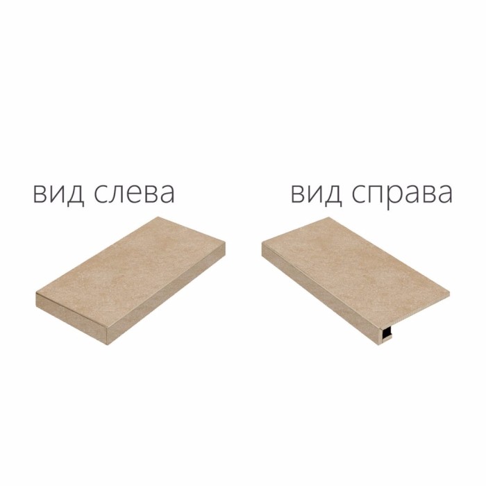 Ступень хелио угловая левая  33x45 Italon Материя арт. 620070000835