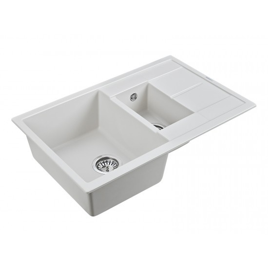 Мойка для кухни гранит 775х495 Paulmark FLUGEN 60/1,5, серый - PM237850-GR