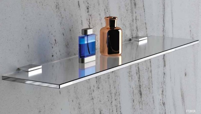 Полка 52 см хром глянцевый, Remer Flat, FT20CR