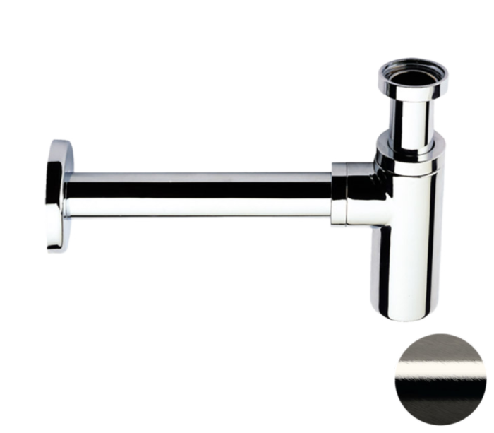 Сифон 1”1/4 никель глянцевый, Remer, 958LNP