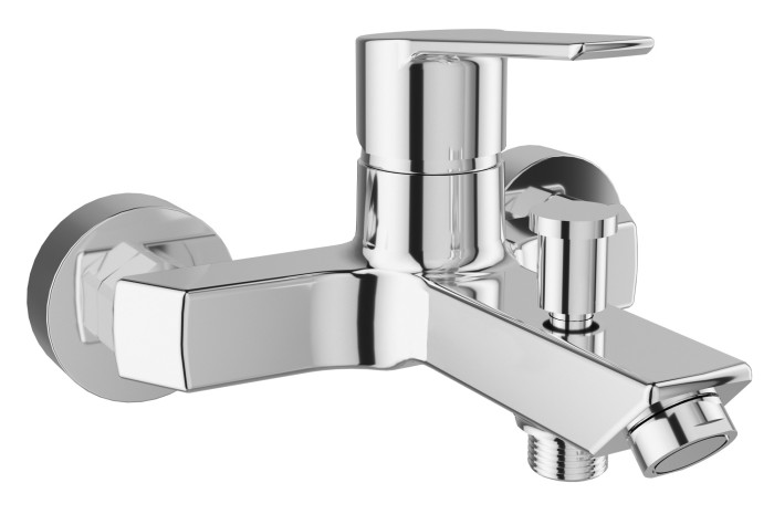 Смеситель для ванны с коротким изливом, хром, Azario ENZO арт. AZ-15710501