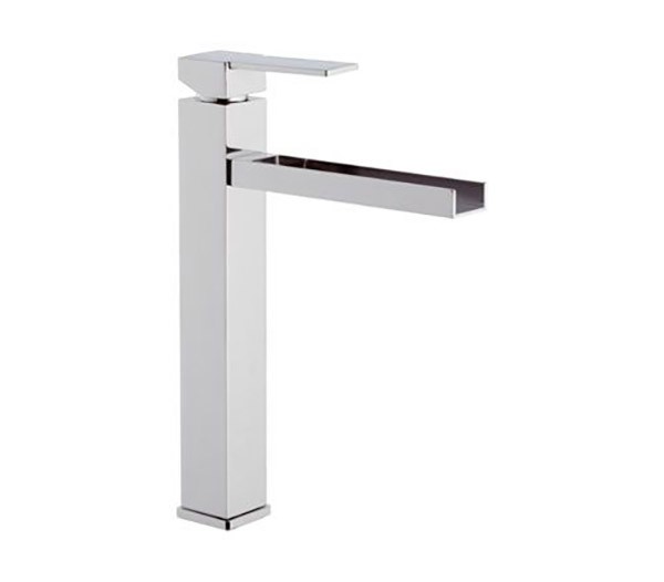 Смеситель хром глянцевый, Remer Qubika Cascata, внешнего монтажа QC11L