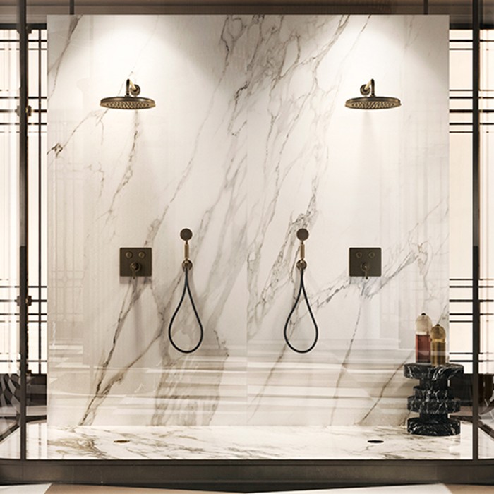 Верхний душ d328 мм., с настенным держателем 389 мм., Gessi Venti20, brass pvd арт. 65149#710