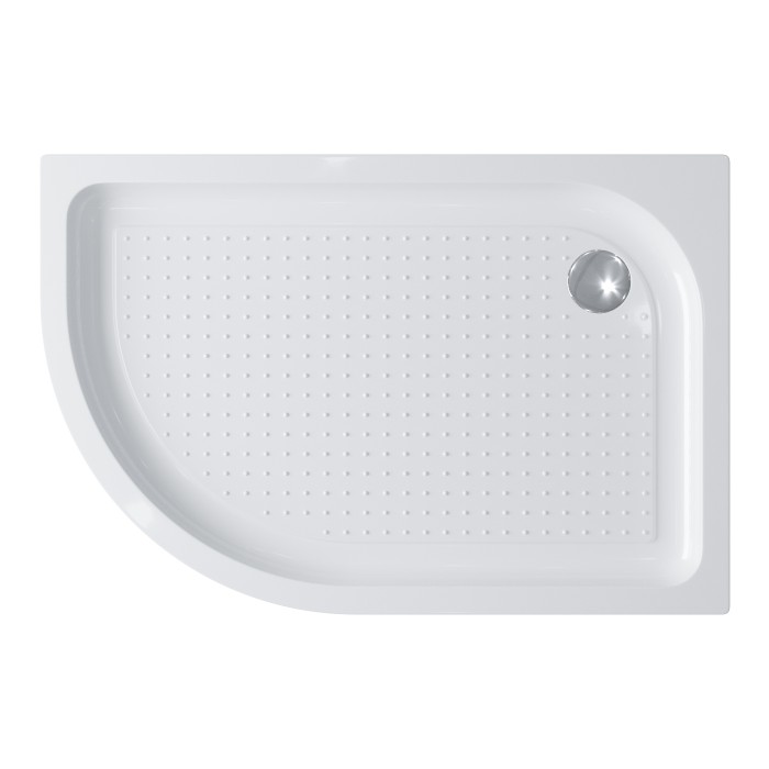 Душевой поддон 100x80x15 BelBagno, глянцевый белый, арт. TRAY-BB-RH-100/80-550-15-W-R