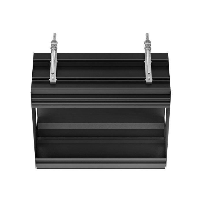 Профиль линейный 460 мм, без подготовки под модули, Gessi Binario, black xl арт. 61013#299