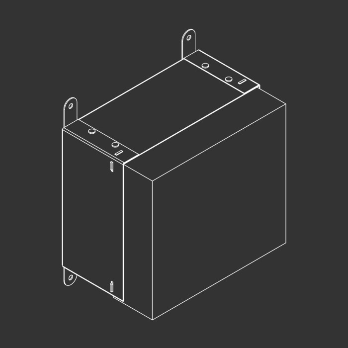 Держатель для туалетной бумаги CeaDesign встраиваемый, в комплекте BOX17, цвет сатинированная сталь арт. POR01S