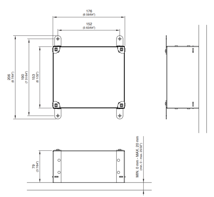 Держатель для туалетной бумаги CeaDesign встраиваемый, в комплекте BOX17, цвет сатинированная сталь арт. POR01S