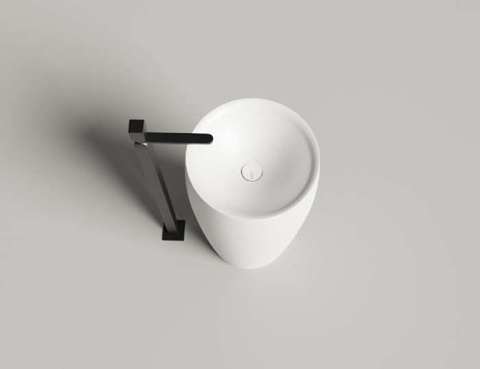 Раковина напольная 47x47, глянцевая, Salini ALDA арт. 130311G