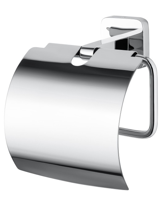 Держатель для туалетной бумаги с крышкой, Wonzon &amp; Woghand Still, WW-6626 цвет: хром