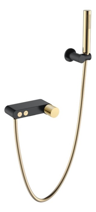 Смеситель для ванны black touch gold, Boheme Stick - 123-BG.2