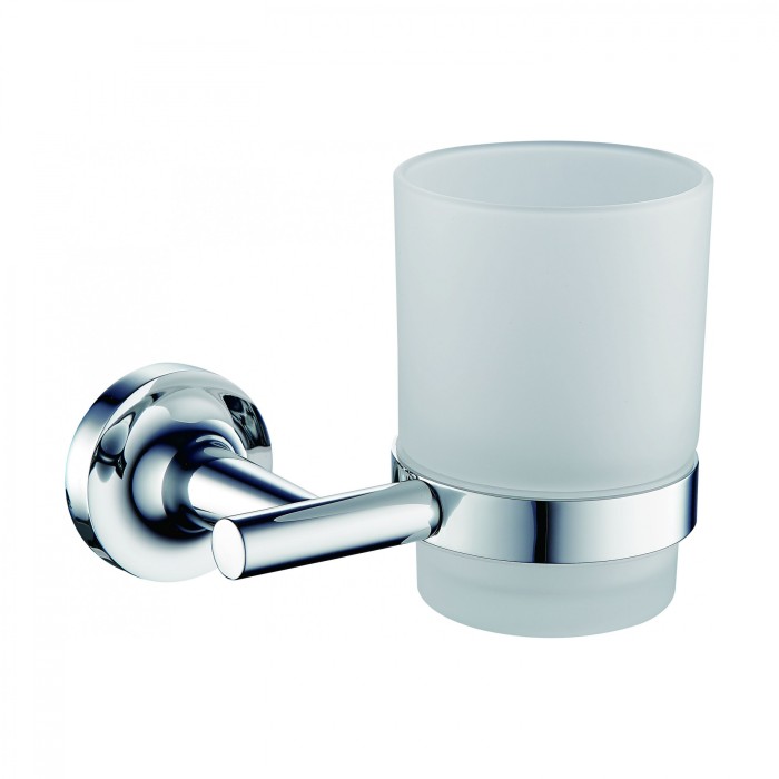 Стакан для зубных щеток с держателем, Wonzon &amp; Woghand Simple, WW-6521 цвет: хром