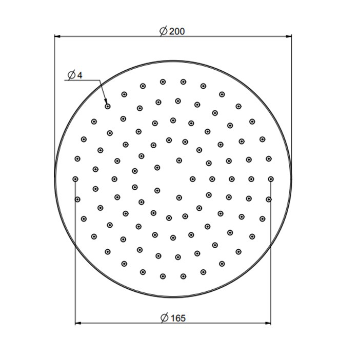 Fima Carlo Frattini Верхний душ d 200 мм., из латуни, Wellness, F2117/2CR цвет: хром
