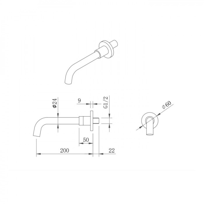 Душевой комплект BERGES Nardis, хром арт. 071007
