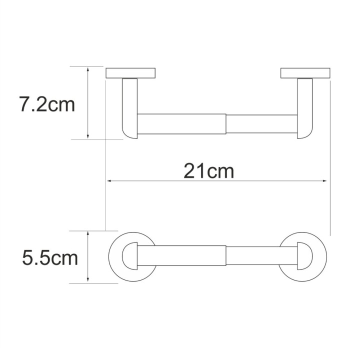 Держатель туалетной бумаги WasserKRAFT Rhein K-6200 арт. K-6222