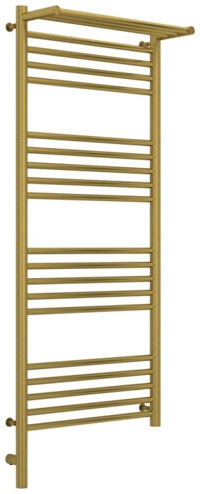 Сунержа Электрический полотенцесушитель 1200x500, Богема 3.0 с 1 полкой, 051-5806-1250 цвет: состаренная латунь