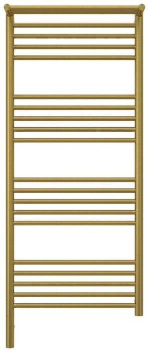 Сунержа Электрический полотенцесушитель 1200x500, Богема 3.0 с 1 полкой, 051-5806-1250 цвет: состаренная латунь