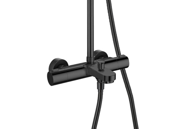 Термостатическая душевая система 3jet 260мм, Aquatek Вега, черный арт. AQ2043MB