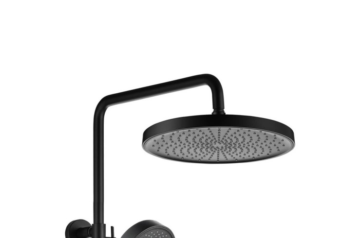 Термостатическая душевая система 3jet 260мм, Aquatek Вега, черный арт. AQ2043MB