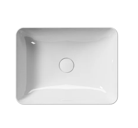 Раковина накладная GSI Nubes 50х38х14 см, цвет белый арт. 903711