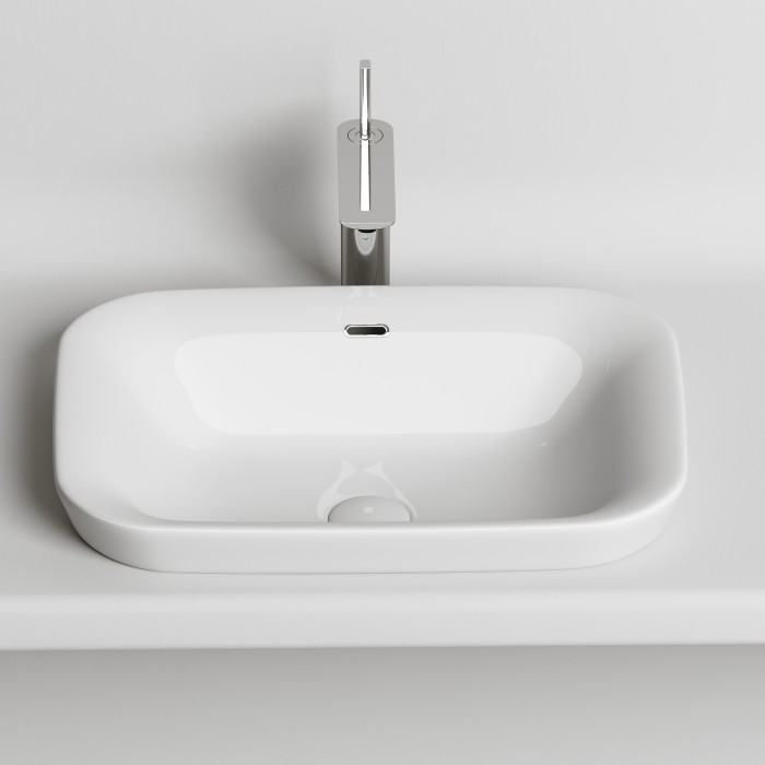 Встраиваемая сверху раковина Ceramicanova Element, белый арт. CN6041