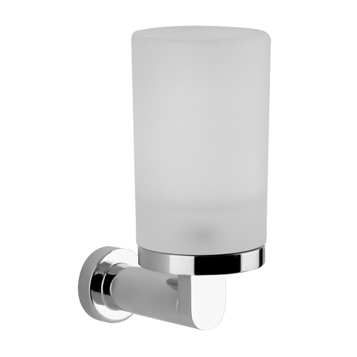 Стакан для зубных щеток, подвесной, сатинированное стекло, Gessi Emporio accessories, хром арт. 38809#031