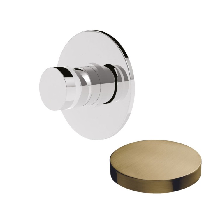 Встраиваемый смеситель для душа, Giulini My ring, золото брашированное арт. MR0015DOSP